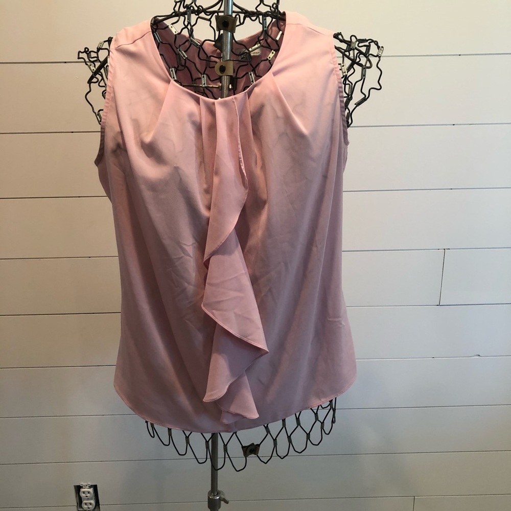 Kim Rogers Sleeveless Pink Top